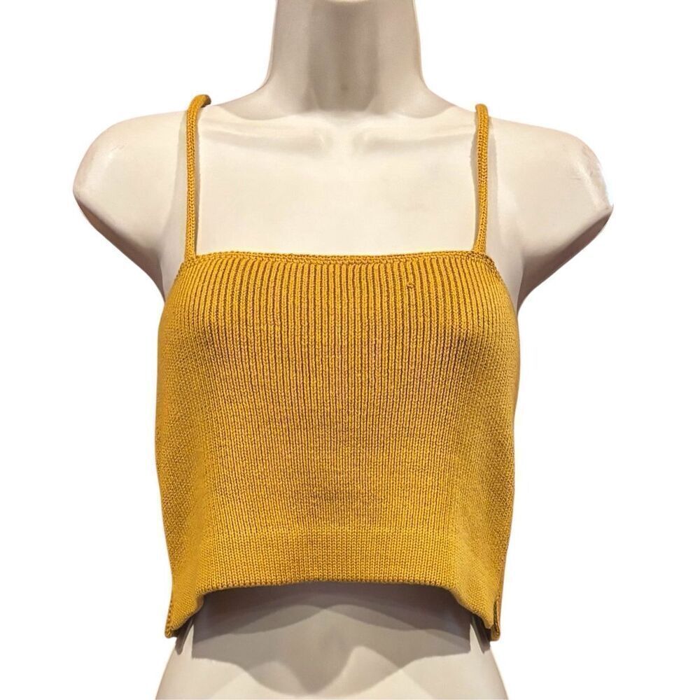 PROENZA SCHOULER WHITE LABEL Cotton-Cashmere Cropped Tank NWT Size Small